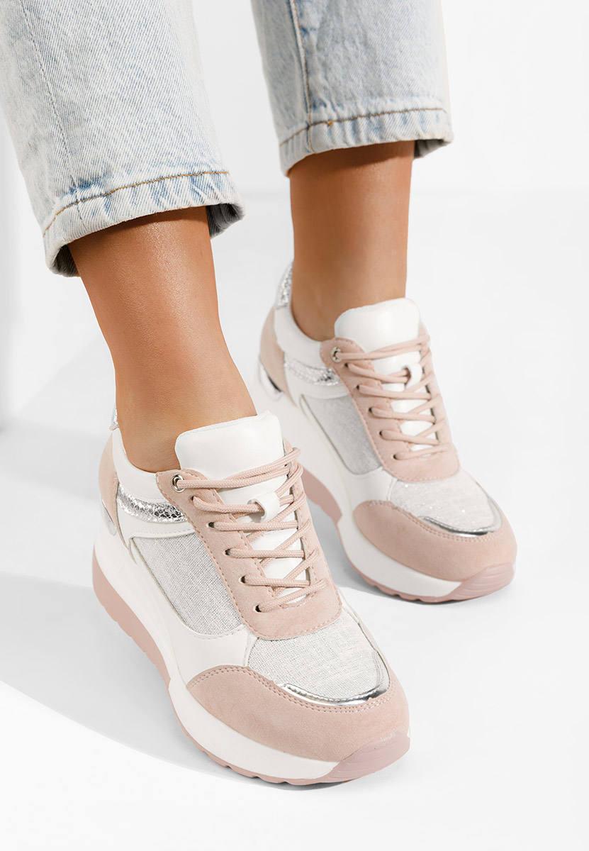 Sneakers cu platforma Breves roz