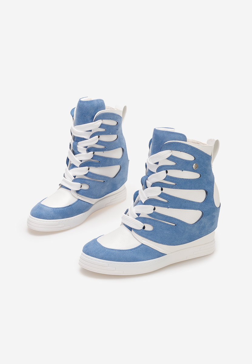 Sneakers cu platforma Kaia albastri