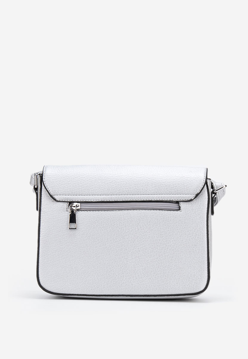 Geanta Crossbody Zaetia argintie