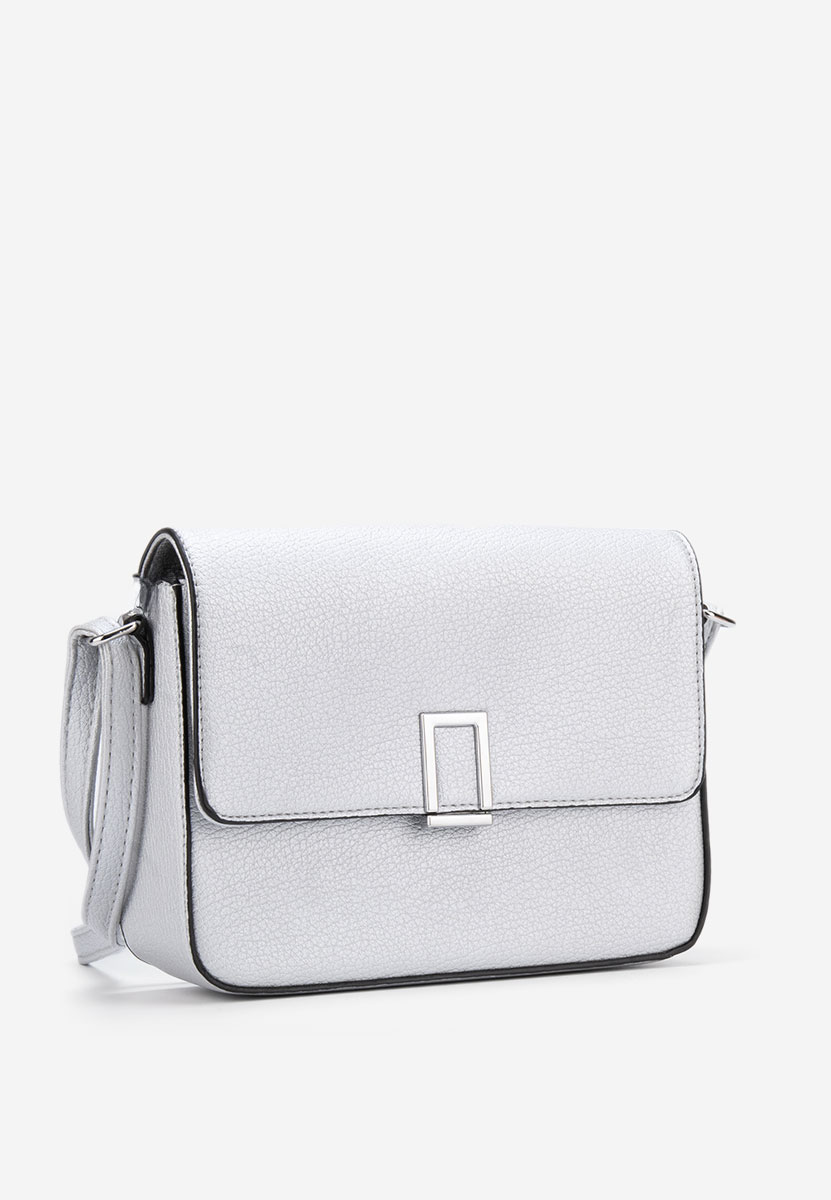 Geanta Crossbody Zaetia argintie