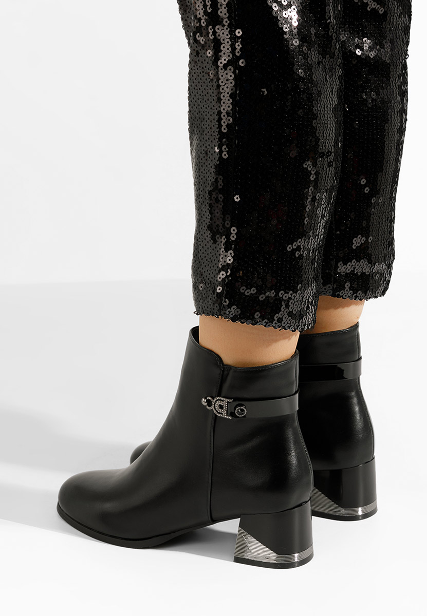 Botine dama elegante Zenira negre