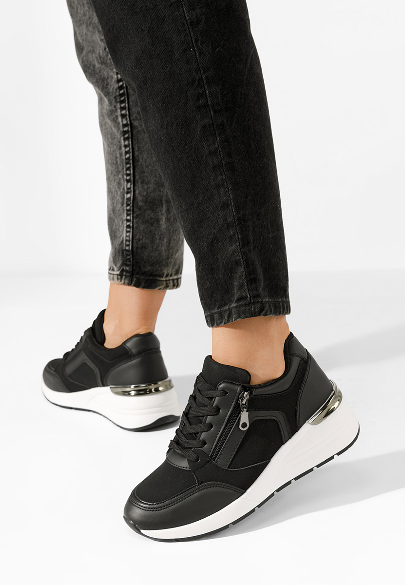 Sneakers cu platforma Henia negri