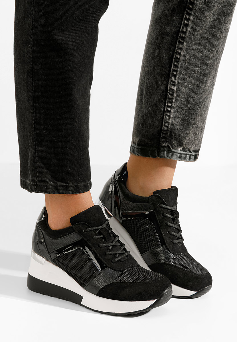 Sneakers cu platforma Josima negri