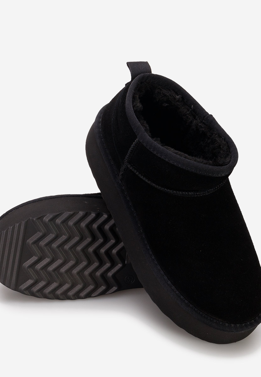 Cizme tip ugg cu platformă Nalya V2 negre