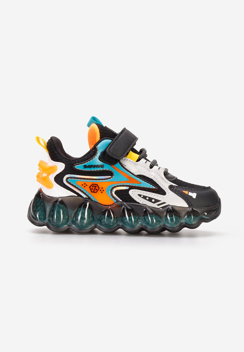 Sneakers baieti Avi negri