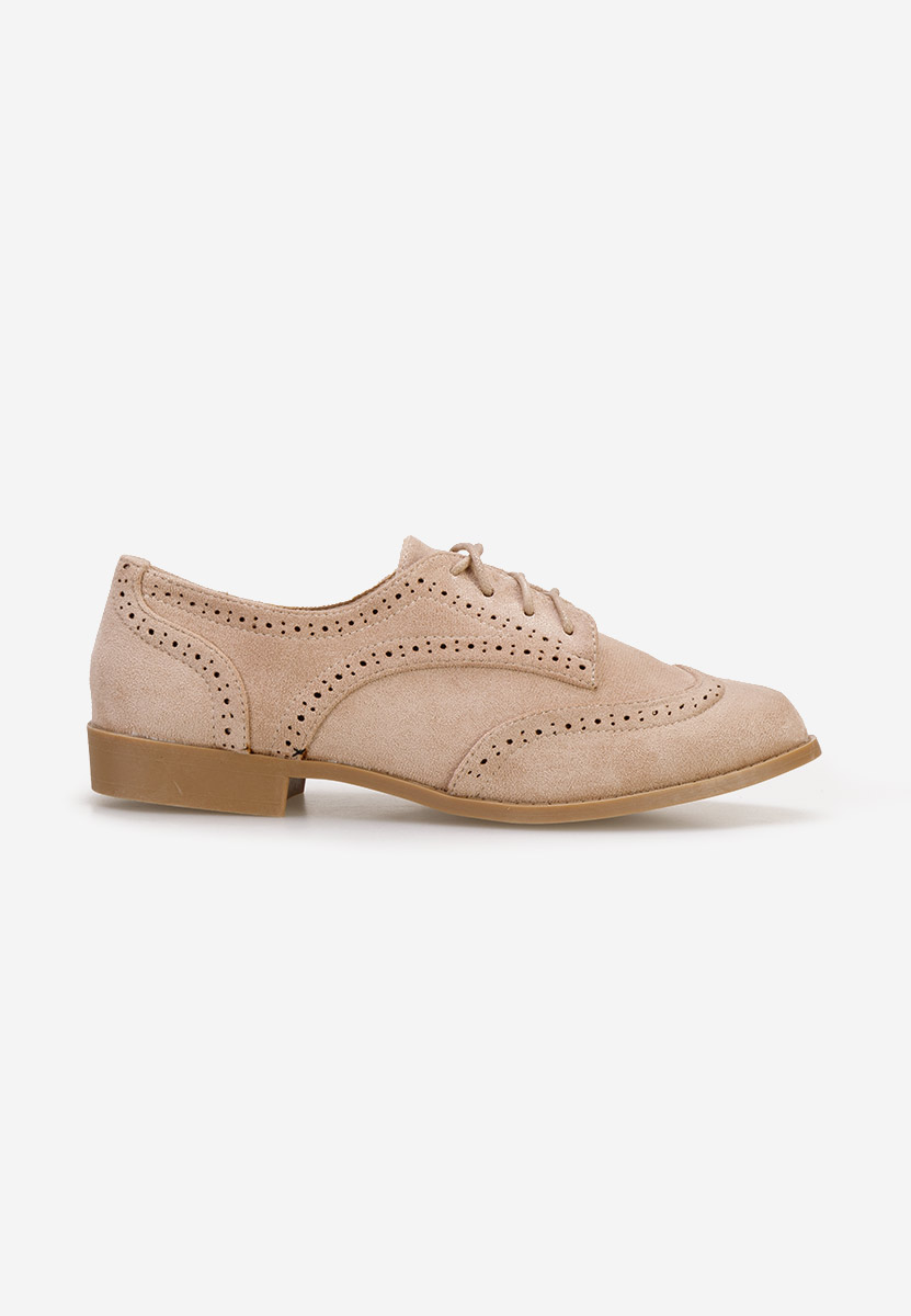 Pantofi dama brogue Rumelia kaki