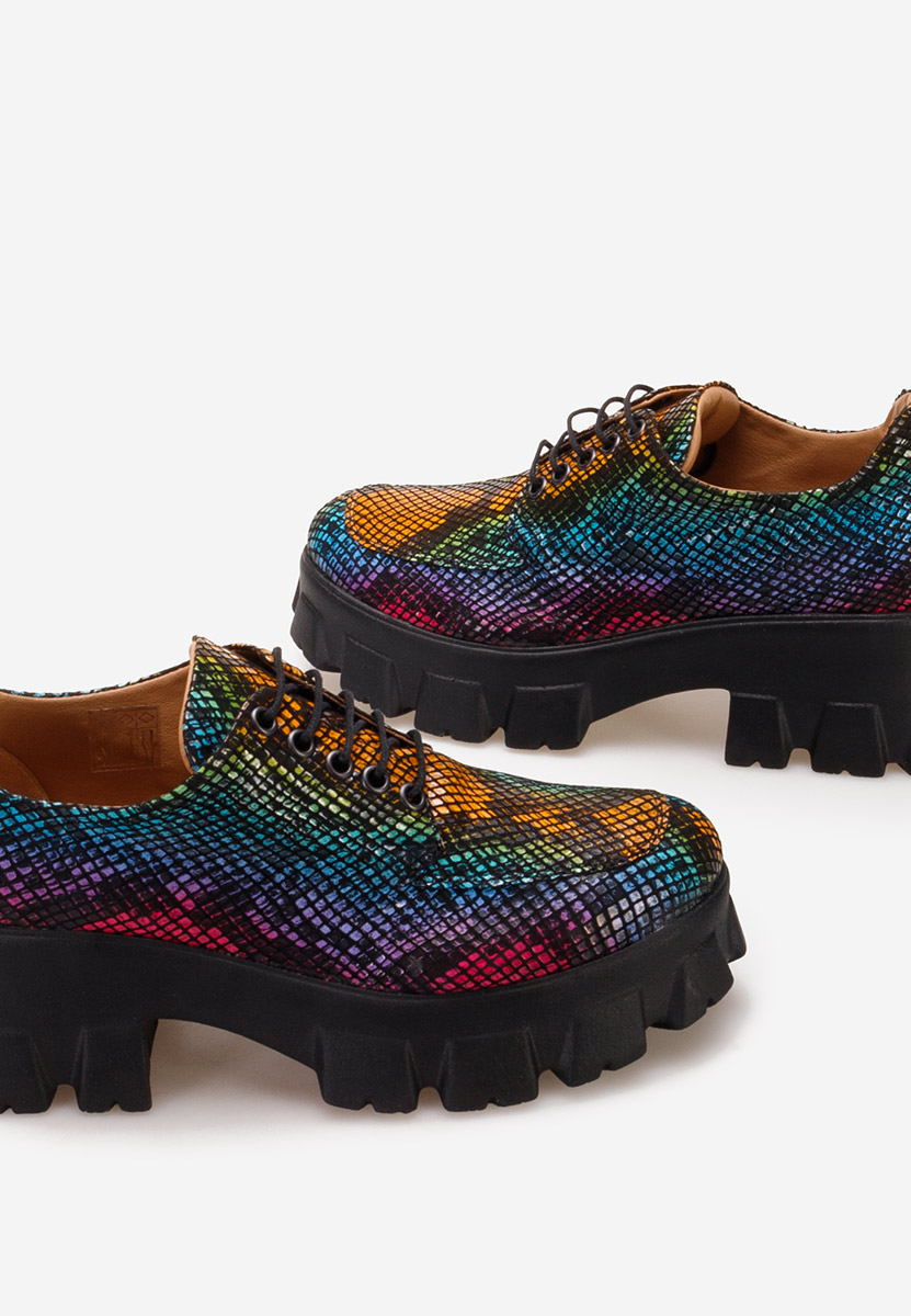 Pantofi casual dama Rosina V4 multicolori