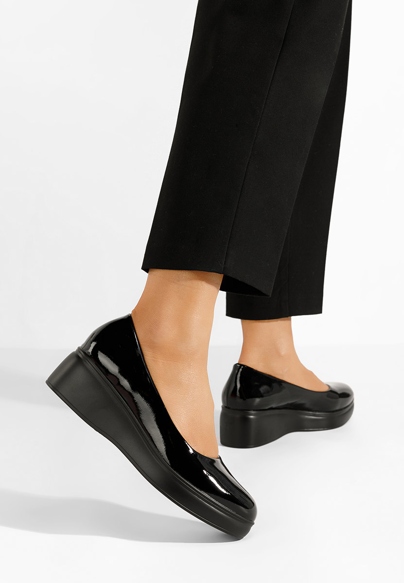 Pantofi casual cu platformă Milanca V2 negri