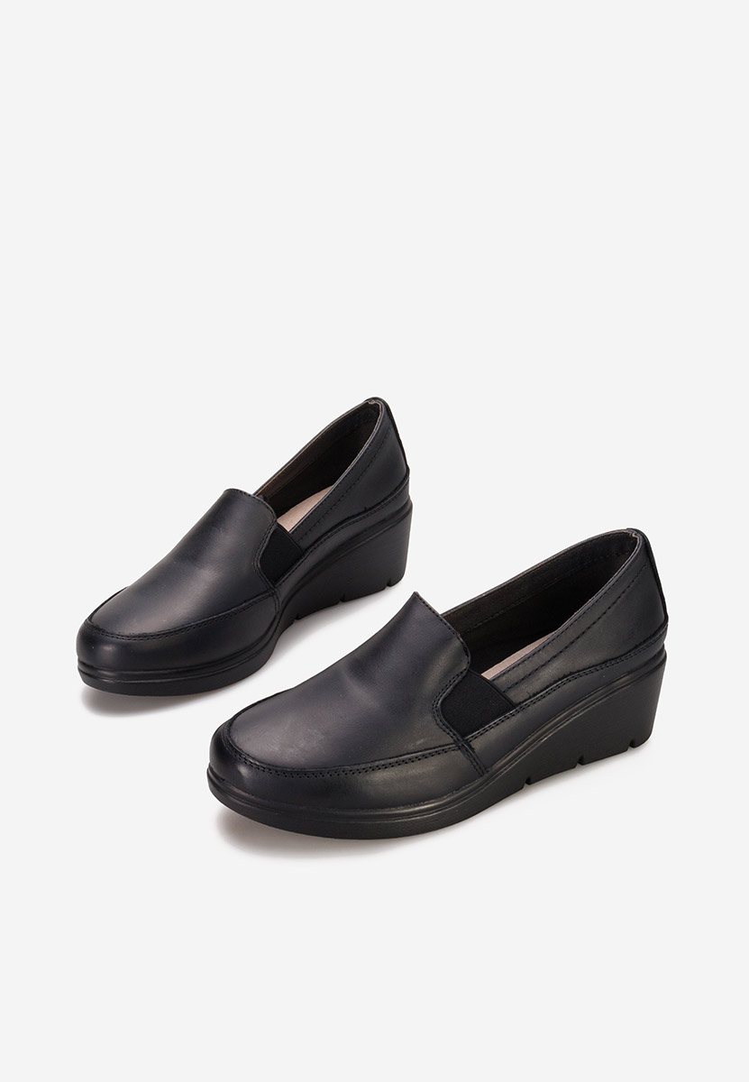 Pantofi casual cu platforma Sabra negri