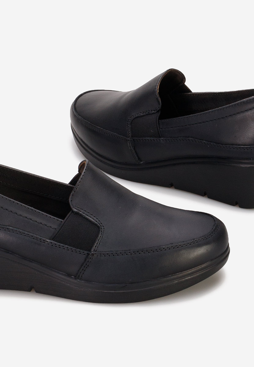 Pantofi casual cu platforma Sabra negri