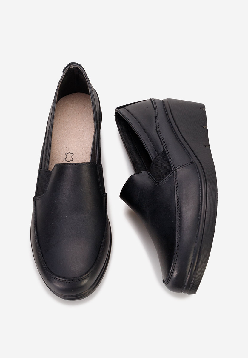 Pantofi casual cu platforma Sabra negri