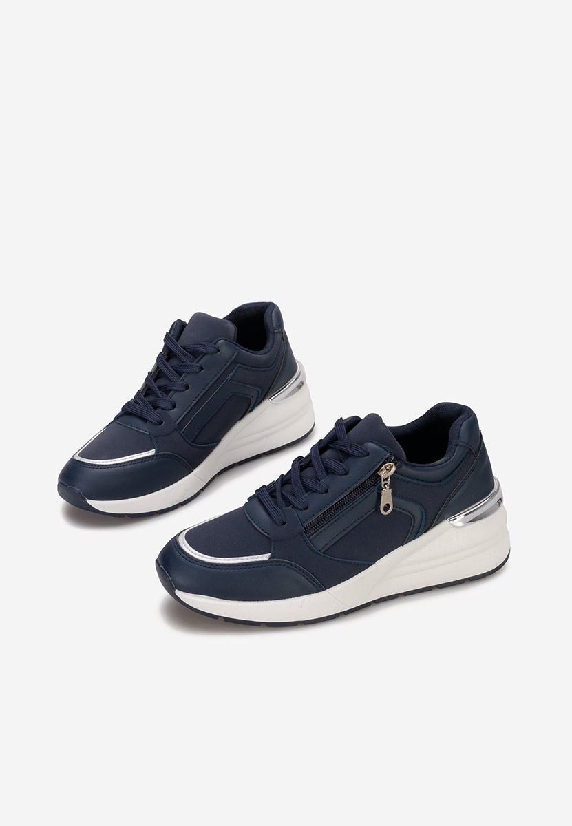 Sneakers cu platforma Henia navy