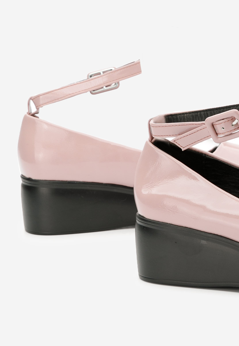Pantofi casual cu platformă Evelyne V2 roz