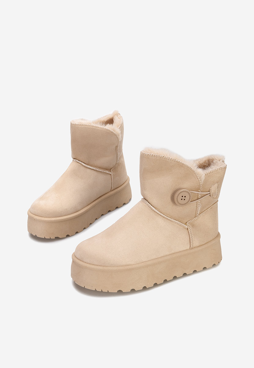 Cizme tip ugg Troyes V2 bej