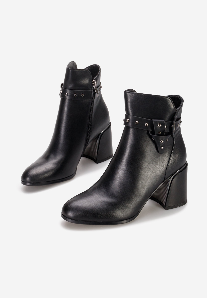 Botine cu toc Viktoria negre