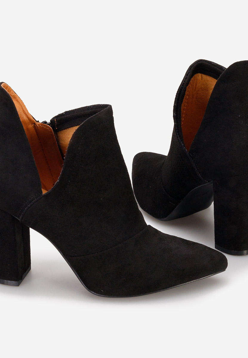 Botine de primavara Ronnia negre