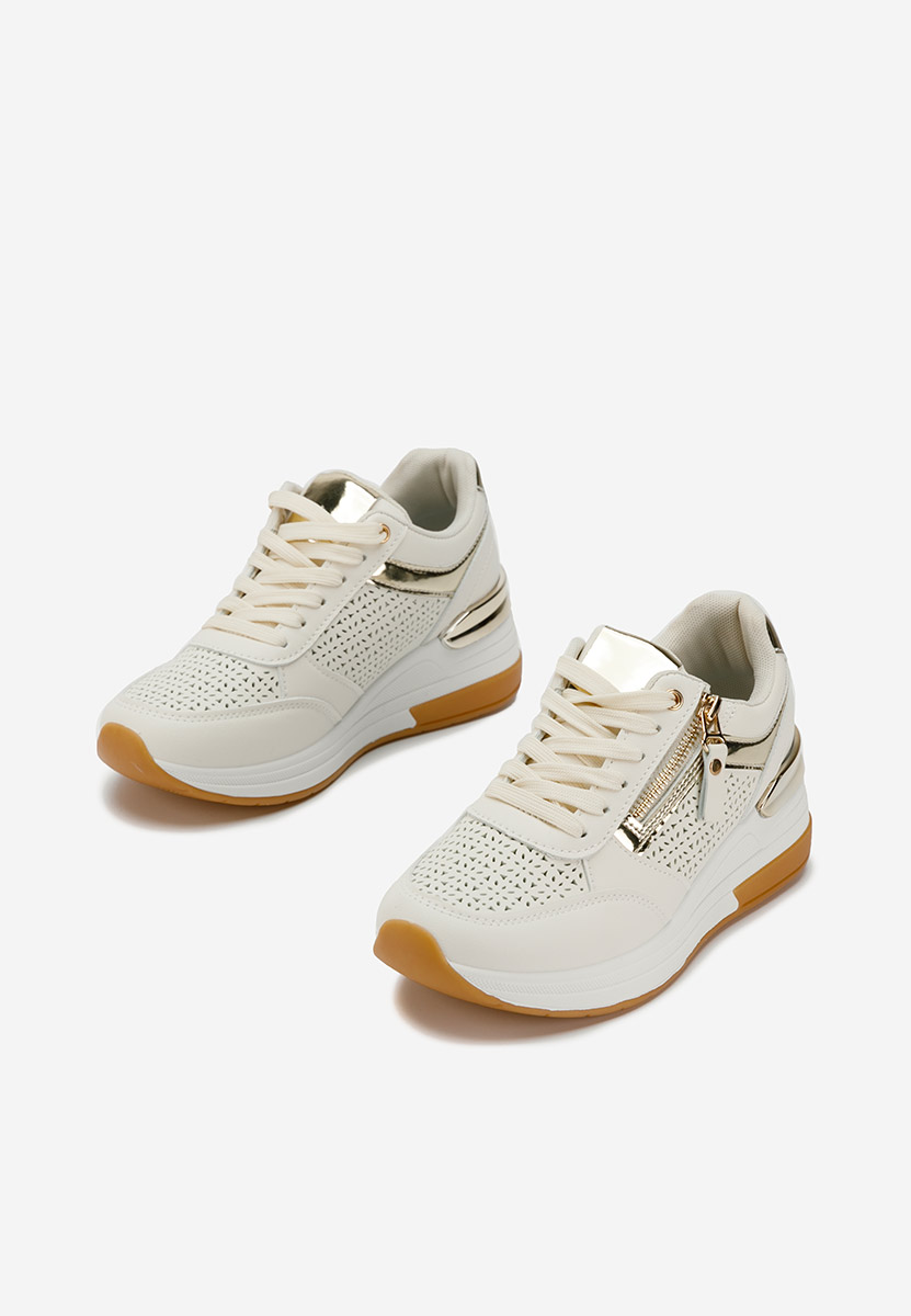 Sneakers cu platforma Narola bej