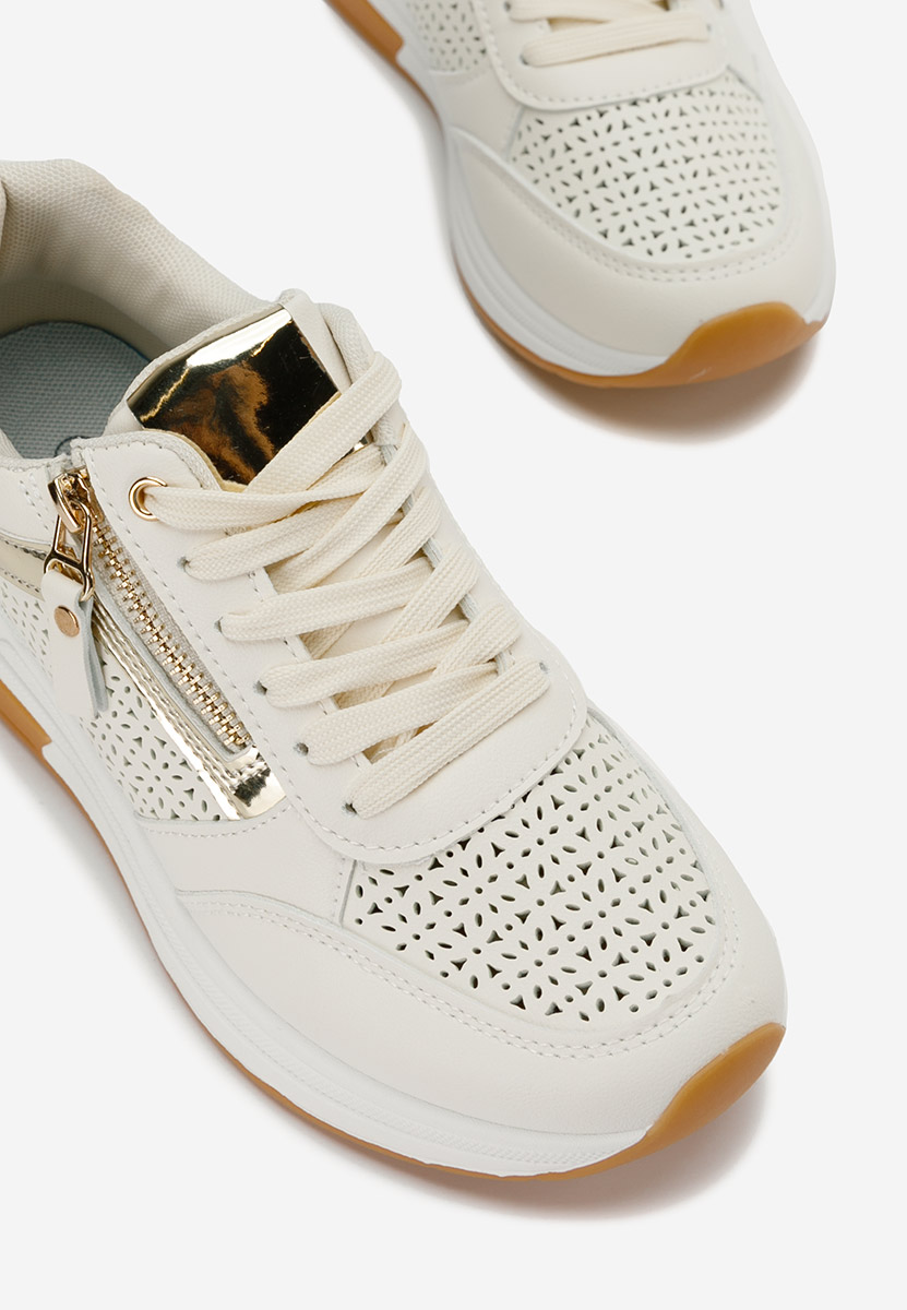 Sneakers cu platforma Narola bej