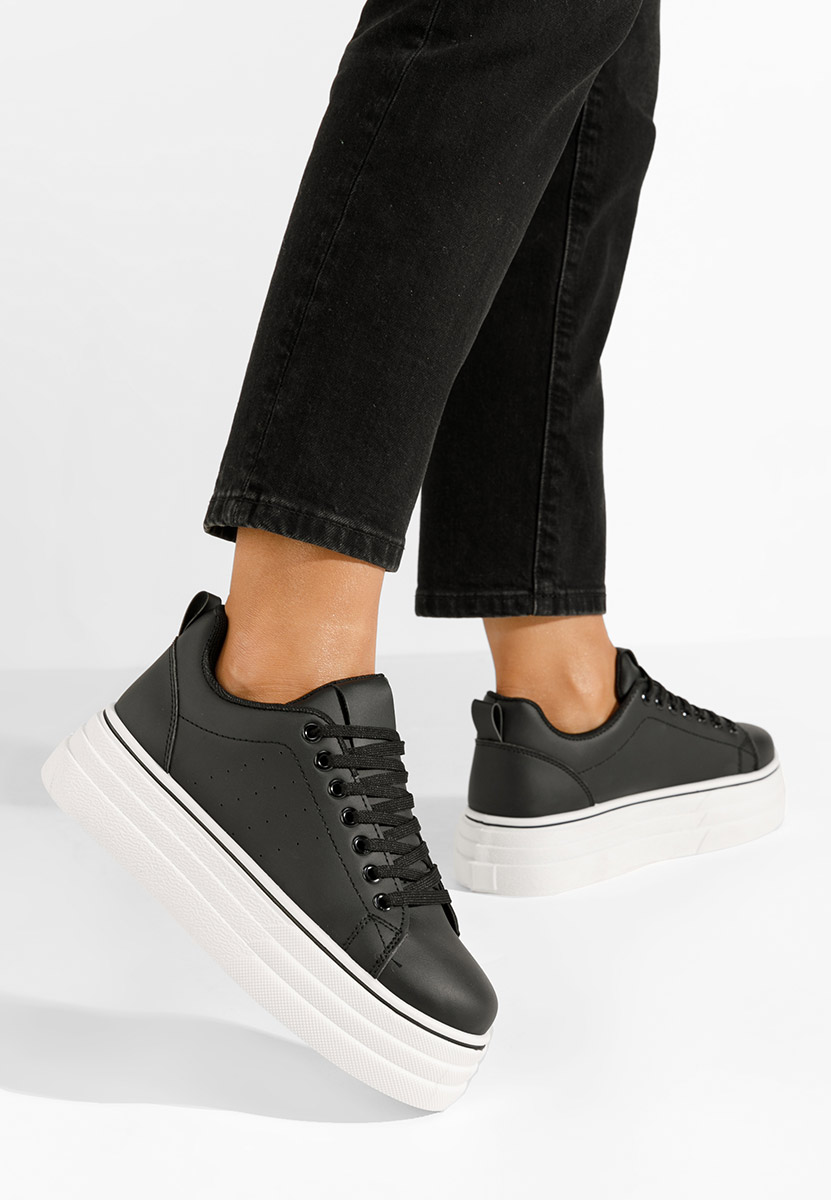 Sneakers cu platformă Asalia negri