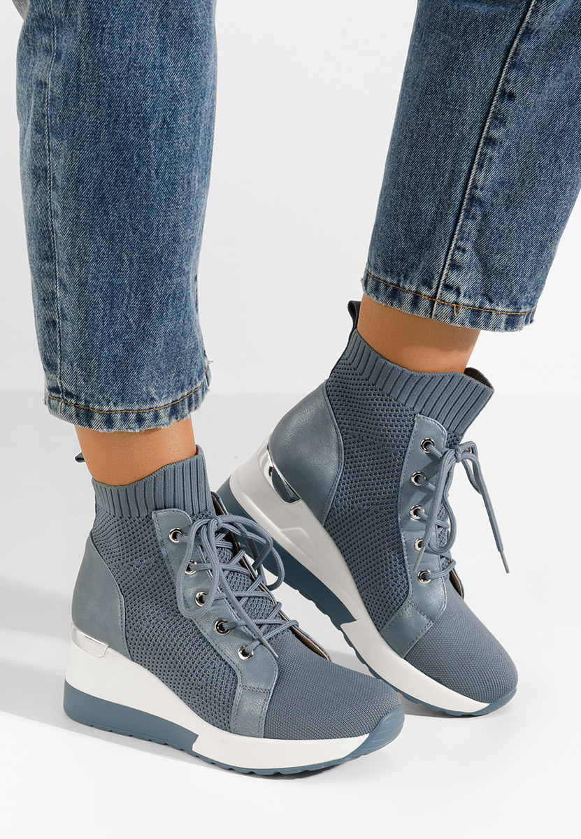 Sneakers cu platforma Midian V2 albastri