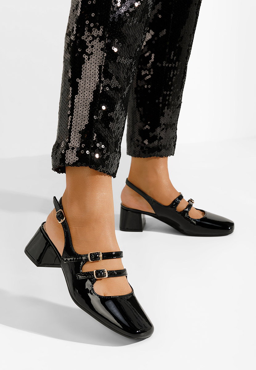 Pantofi slingback Sivida V2 negri