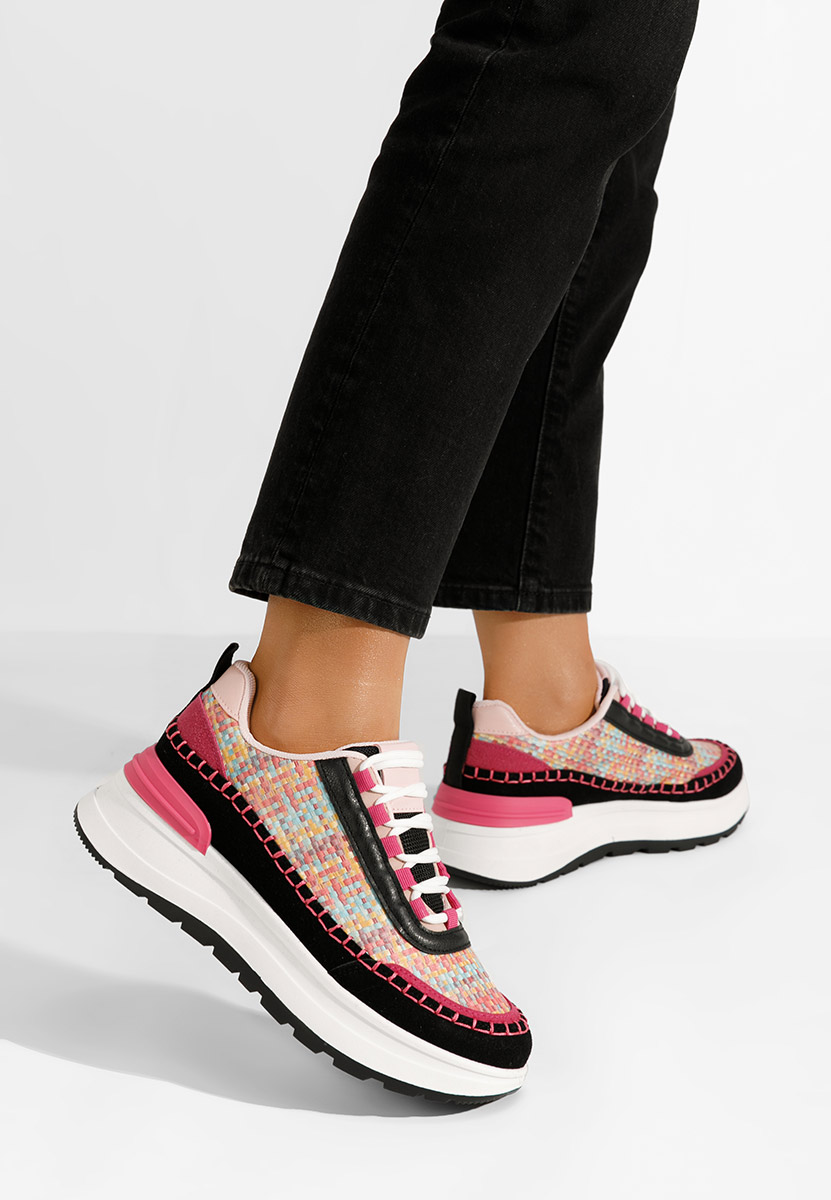 Sneakers cu platformă Ellana multicolori