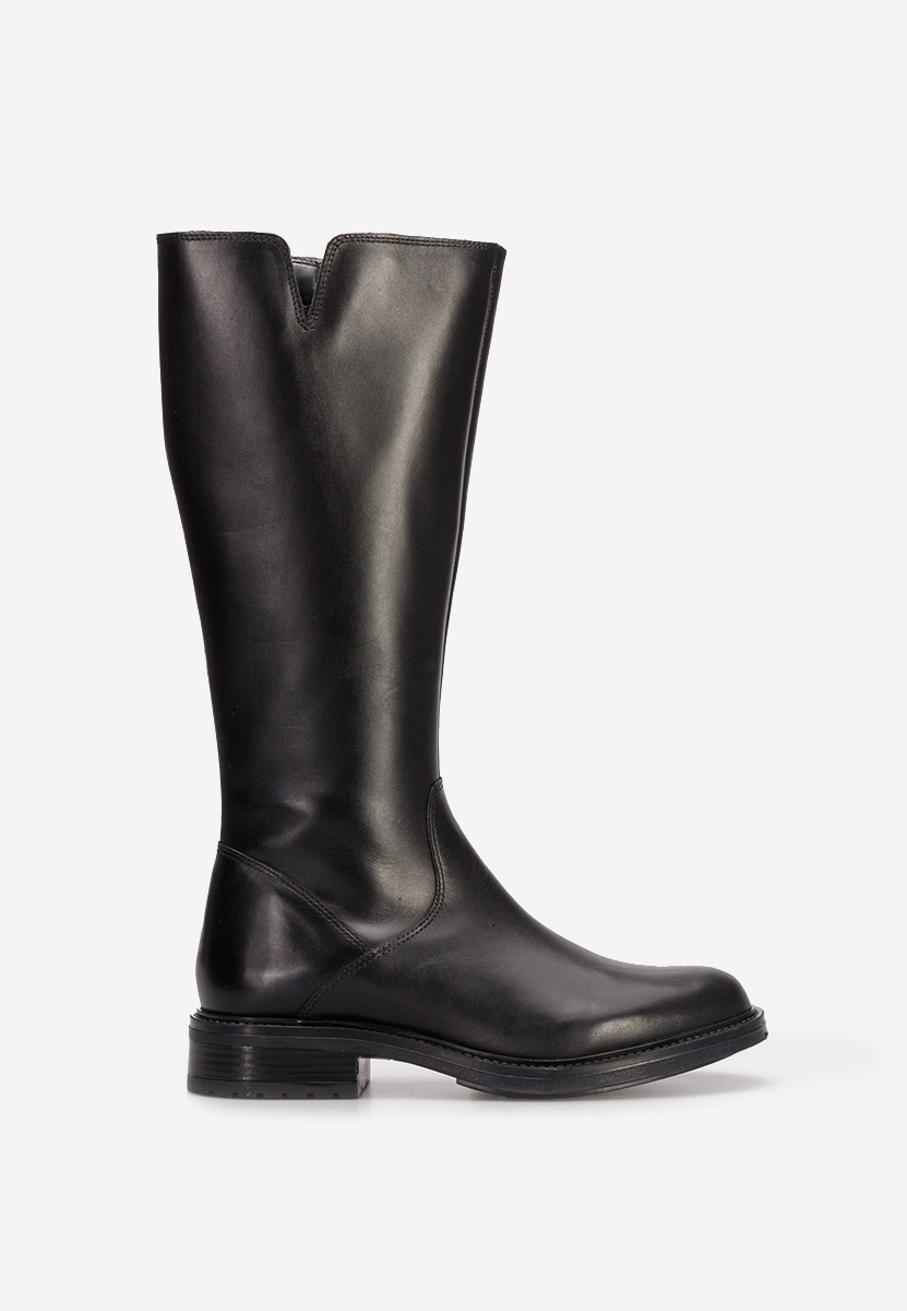 Cizme dama piele Dylena negre