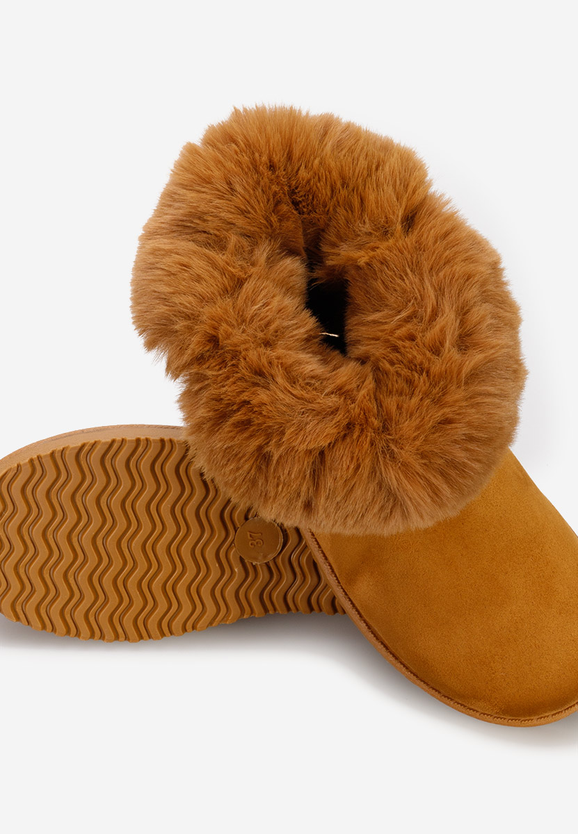 Cizme tip ugg Troyes V3 camel