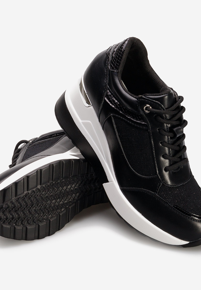 Sneakers cu platforma Breves negri