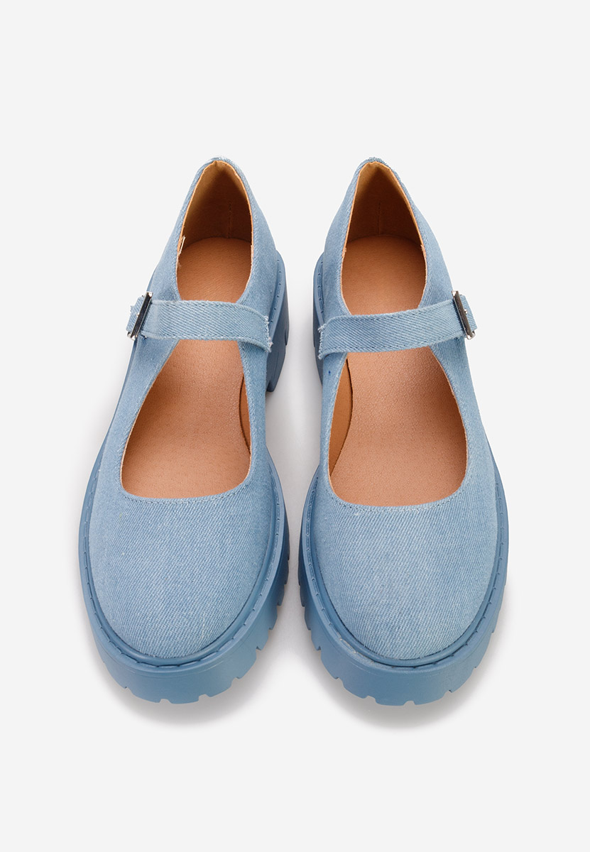 Pantofi casual dama Orias albastri