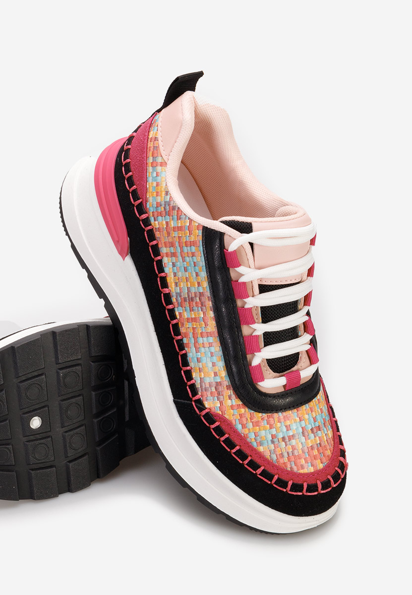 Sneakers cu platformă Ellana multicolori