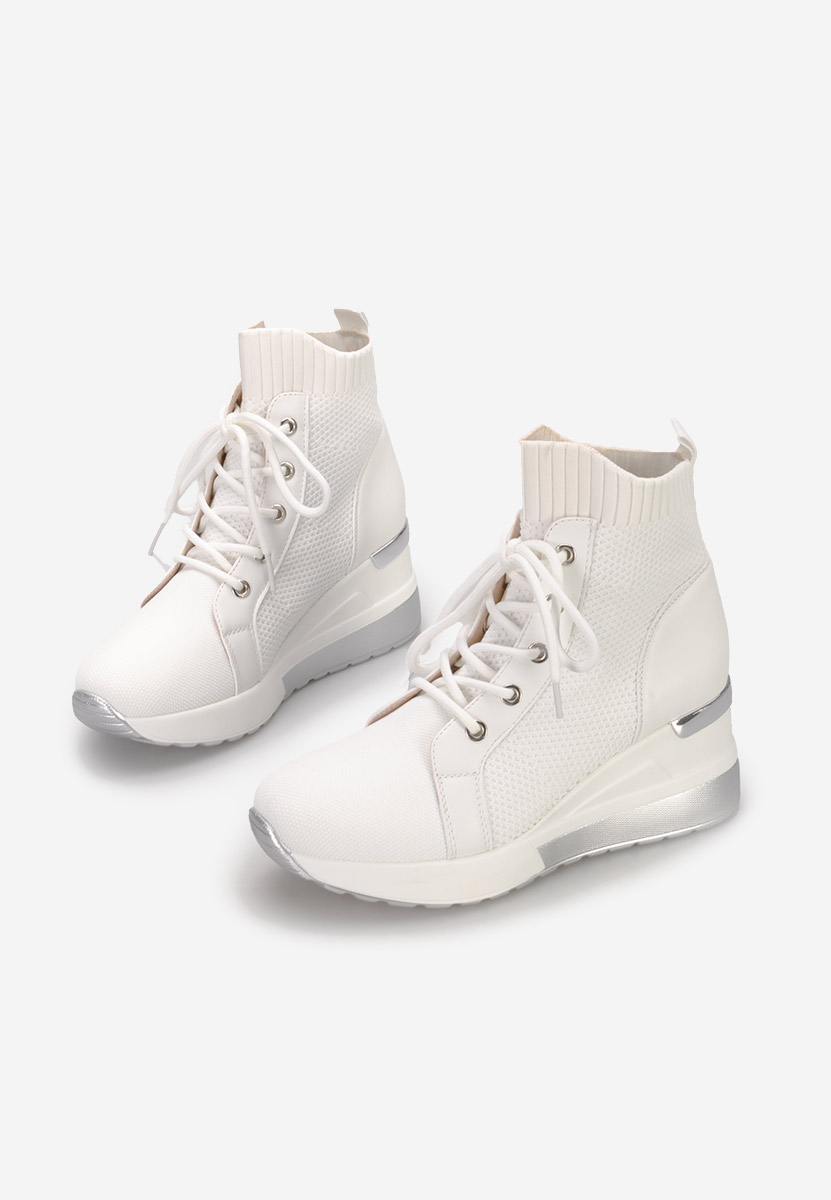 Sneakers cu platforma Midian V2 albi
