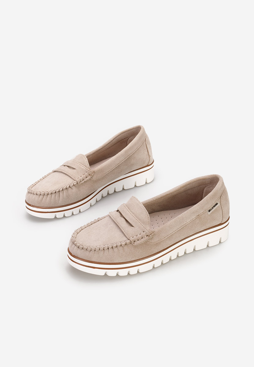 Mocasini dama Manise V2 bej