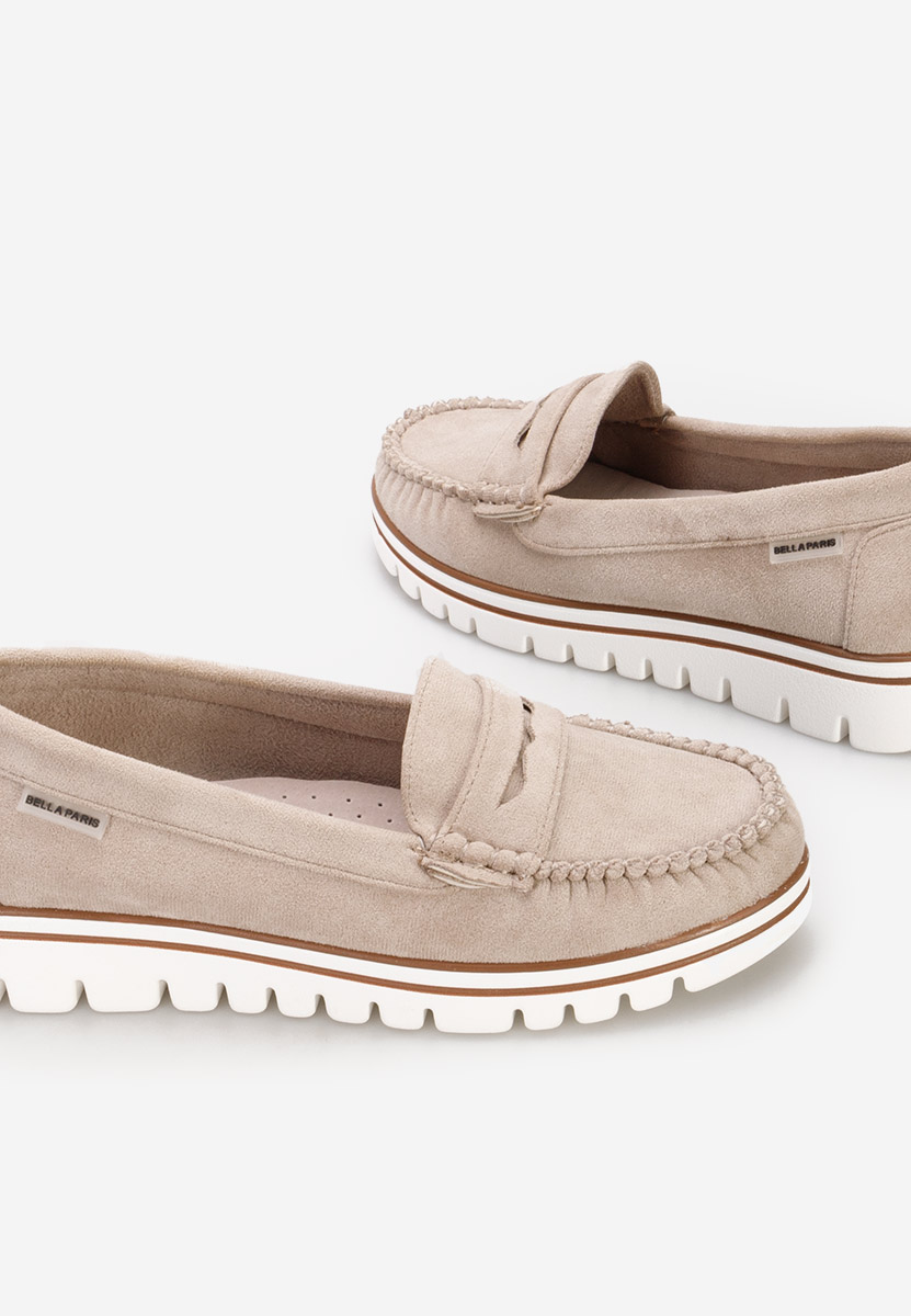 Mocasini dama Manise V2 bej