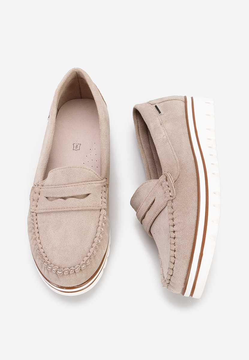 Mocasini dama Manise V2 bej