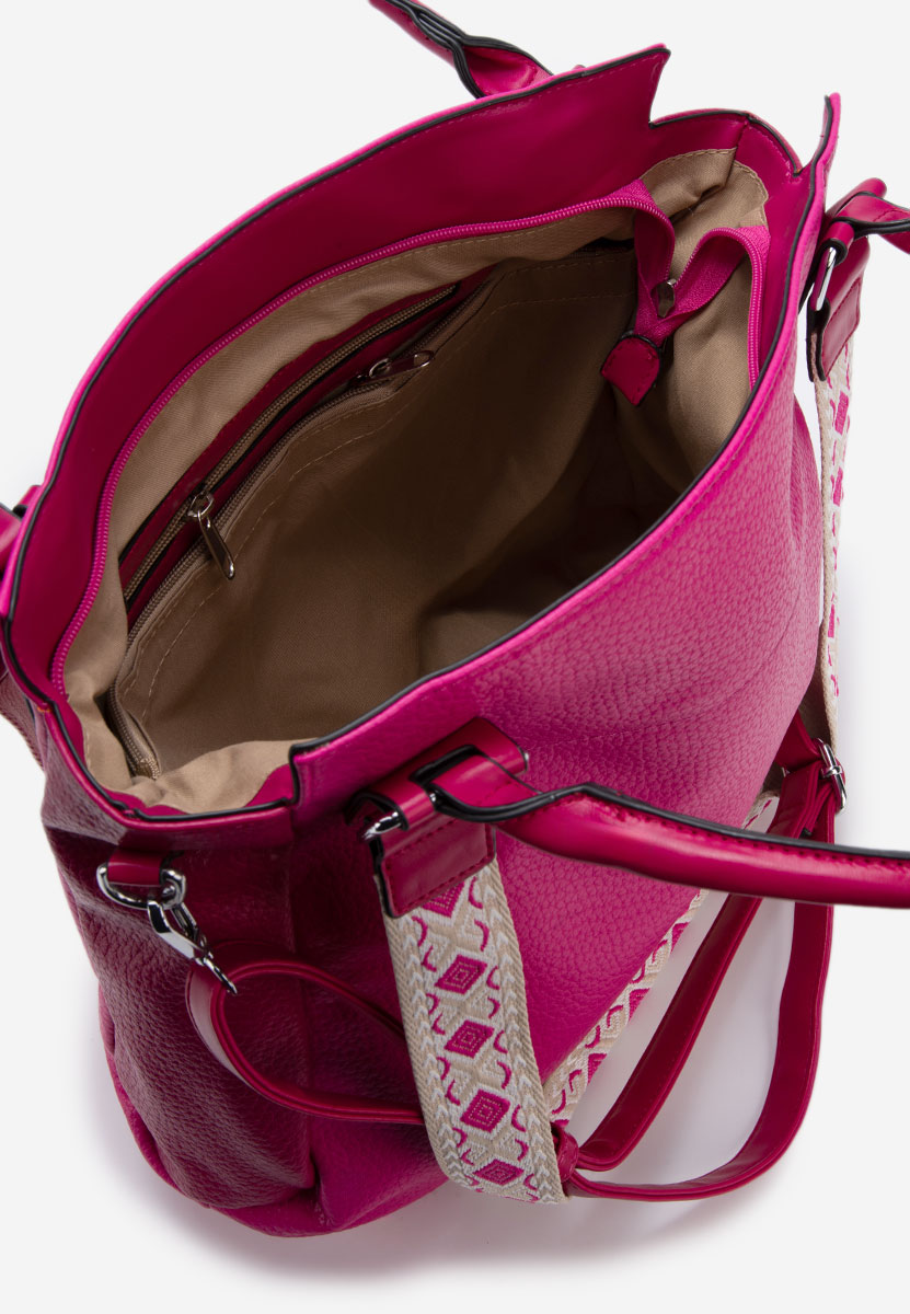 Geanta de umar Uldive fucsia