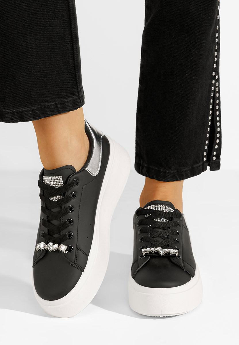 Sneakers cu platformă Ellianna negri