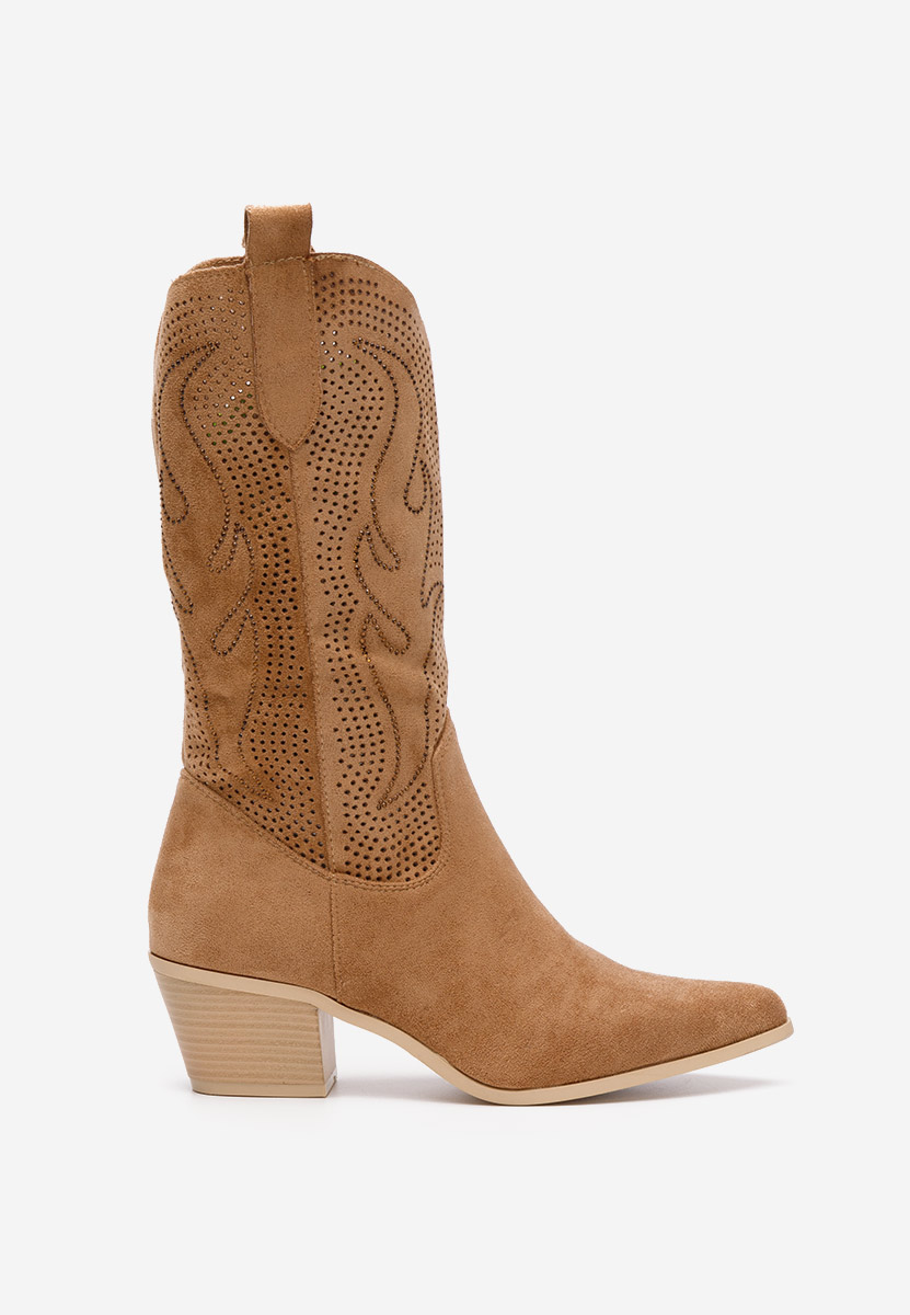 Cizme cowboy dama Nanette camel