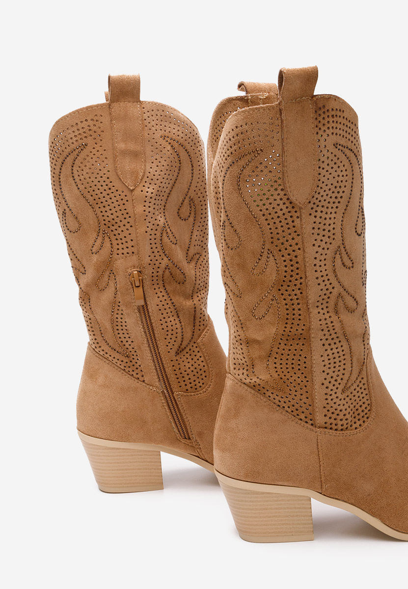 Cizme cowboy dama Nanette camel