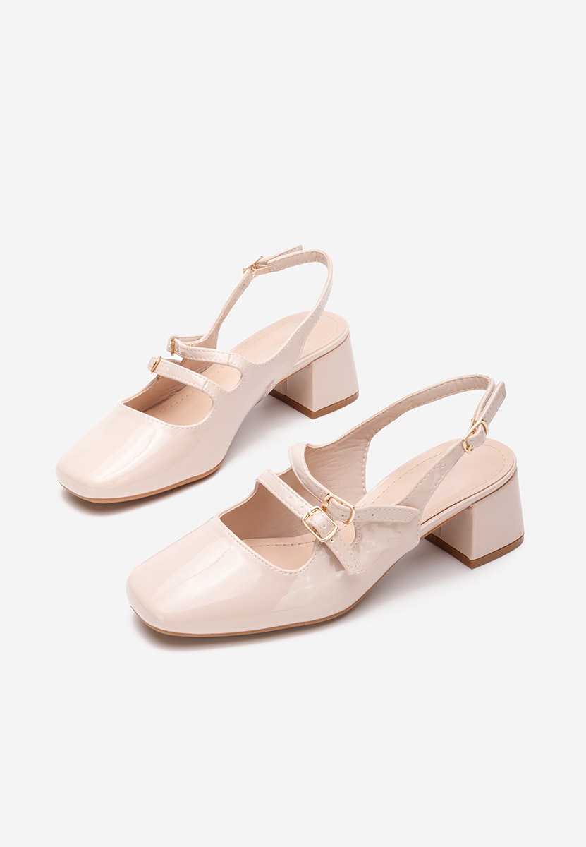 Pantofi slingback Sivida V2 nude