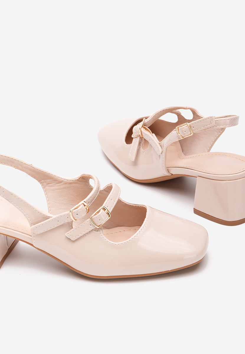 Pantofi slingback Sivida V2 nude