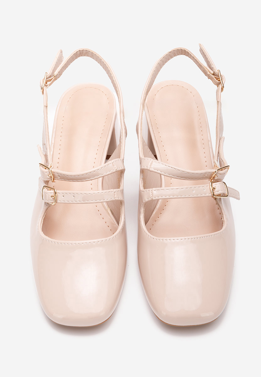 Pantofi slingback Sivida V2 nude