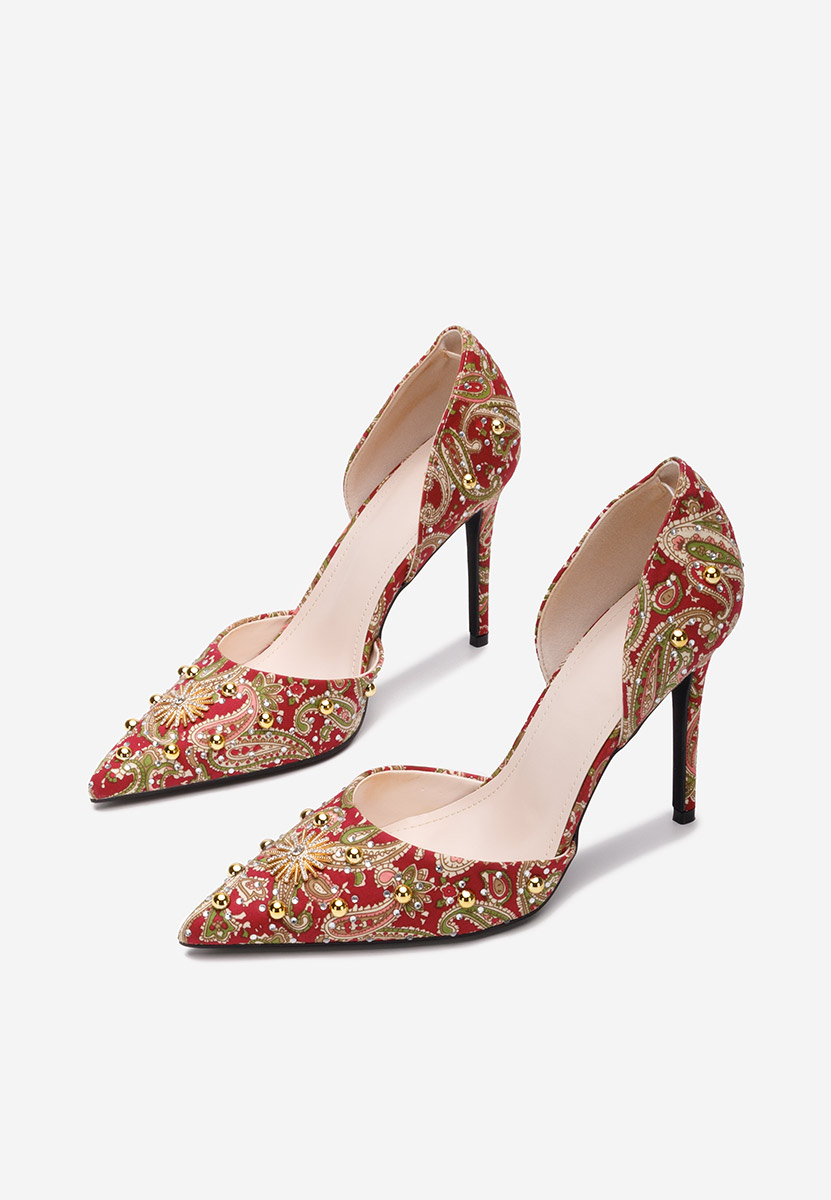 Pantofi stiletto Francesca rosii