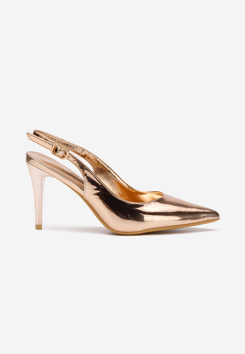 Pantofi stiletto slingback Sheria V2 champagne