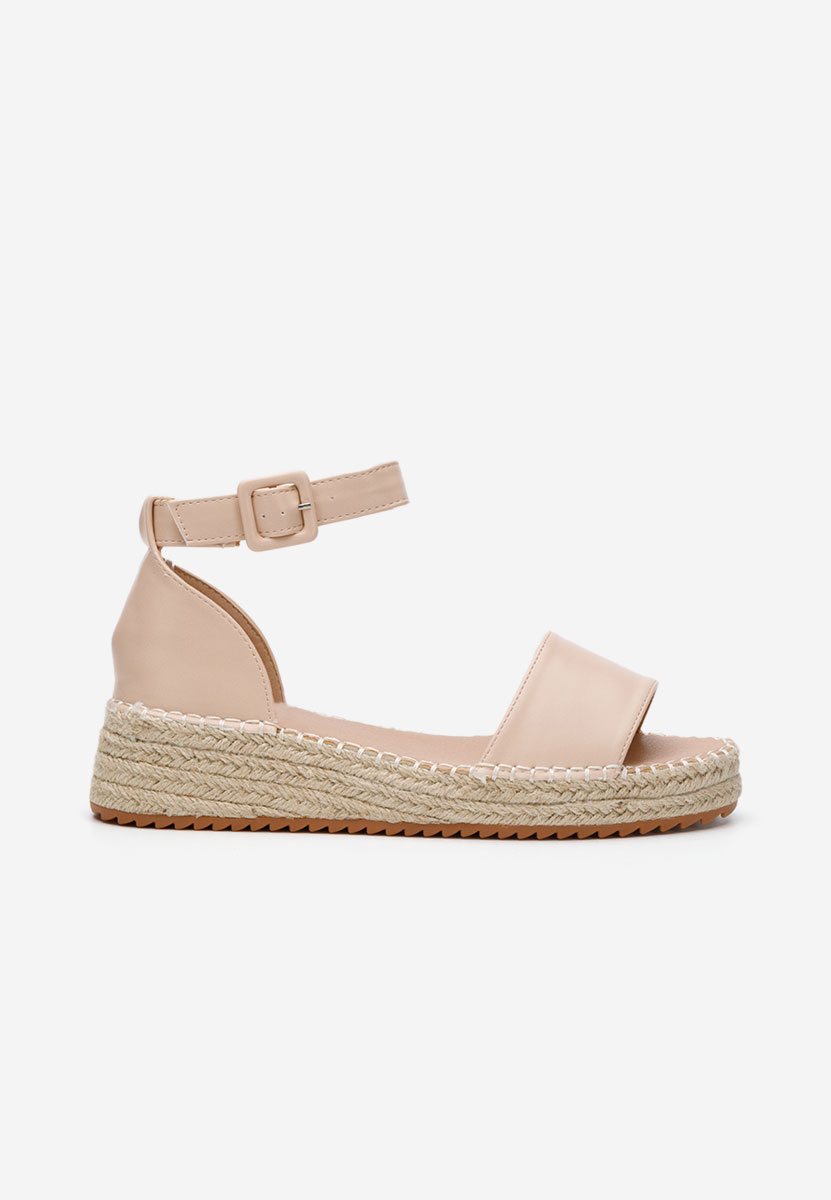 Sandale tip espadrile Vicky bej