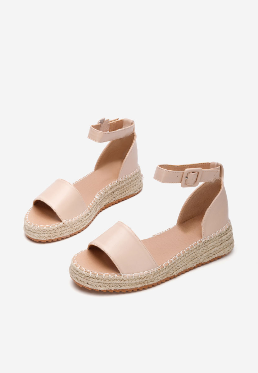 Sandale tip espadrile Vicky bej