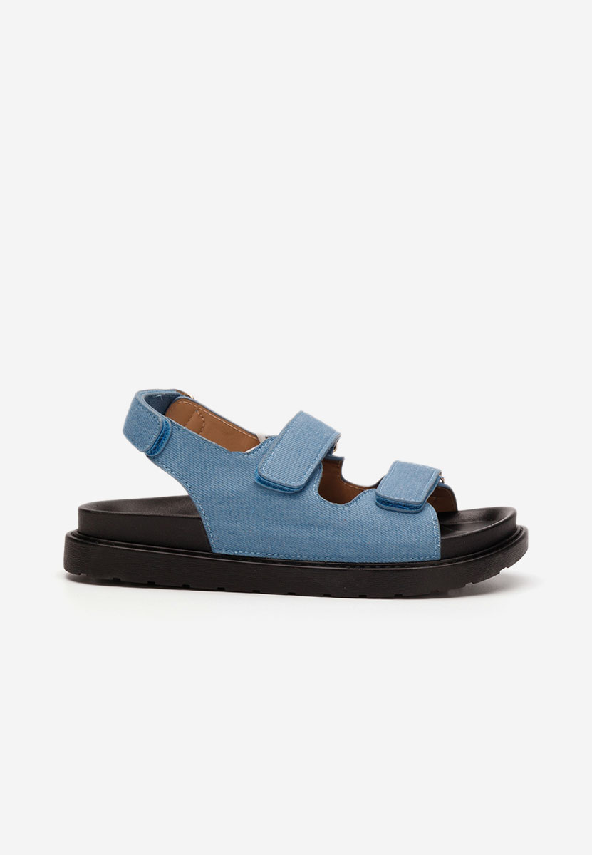 Sandale cu talpa groasa Briane bleu