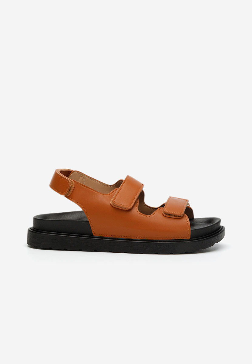 Sandale cu talpa groasa Briane camel