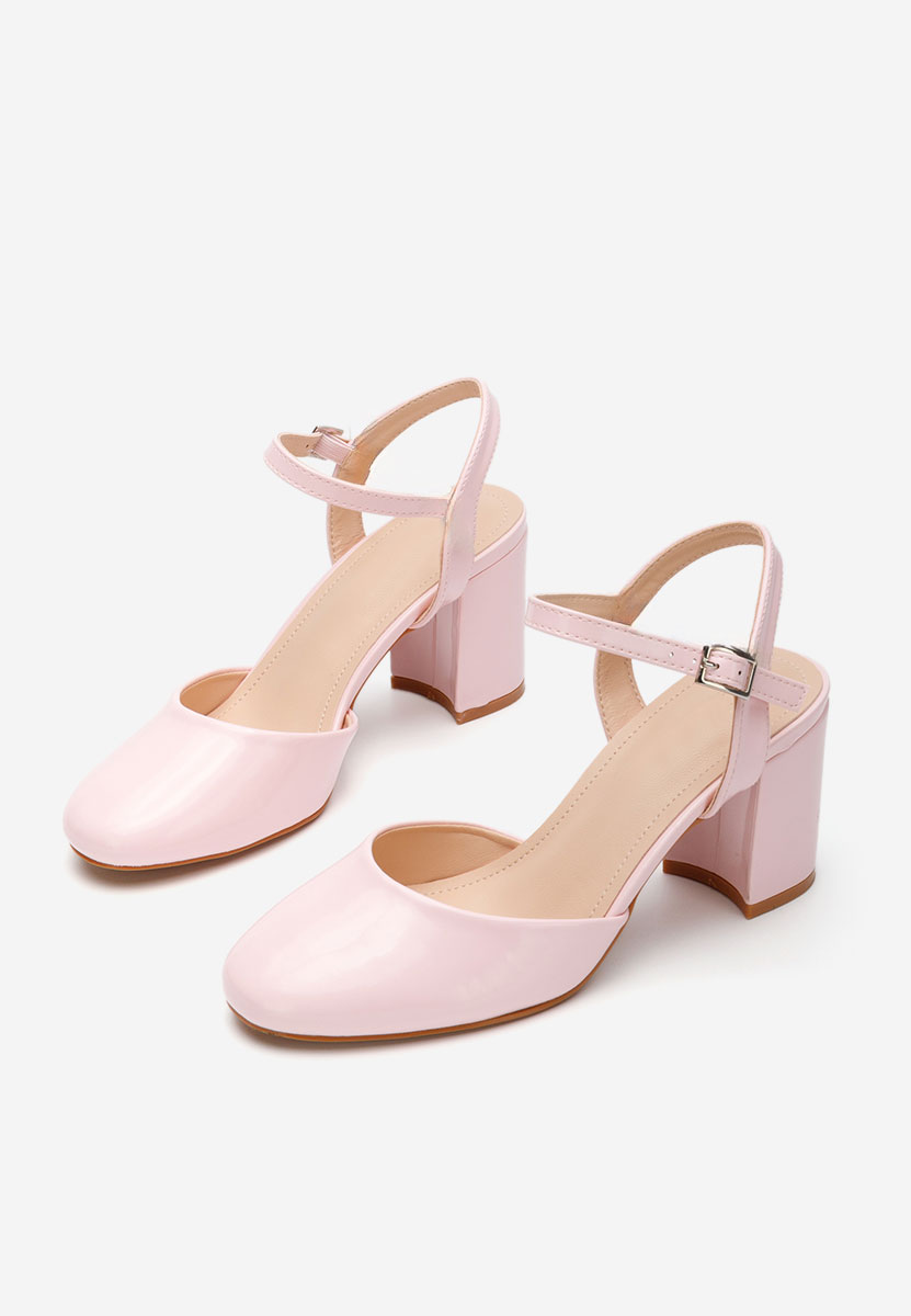 Pantofi slingback Asmita roz