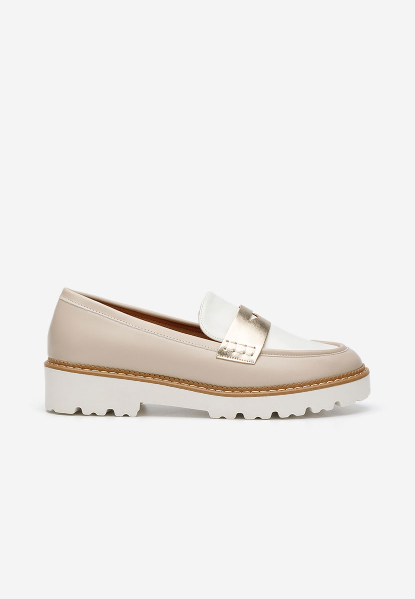 Loafers dama Camila bej